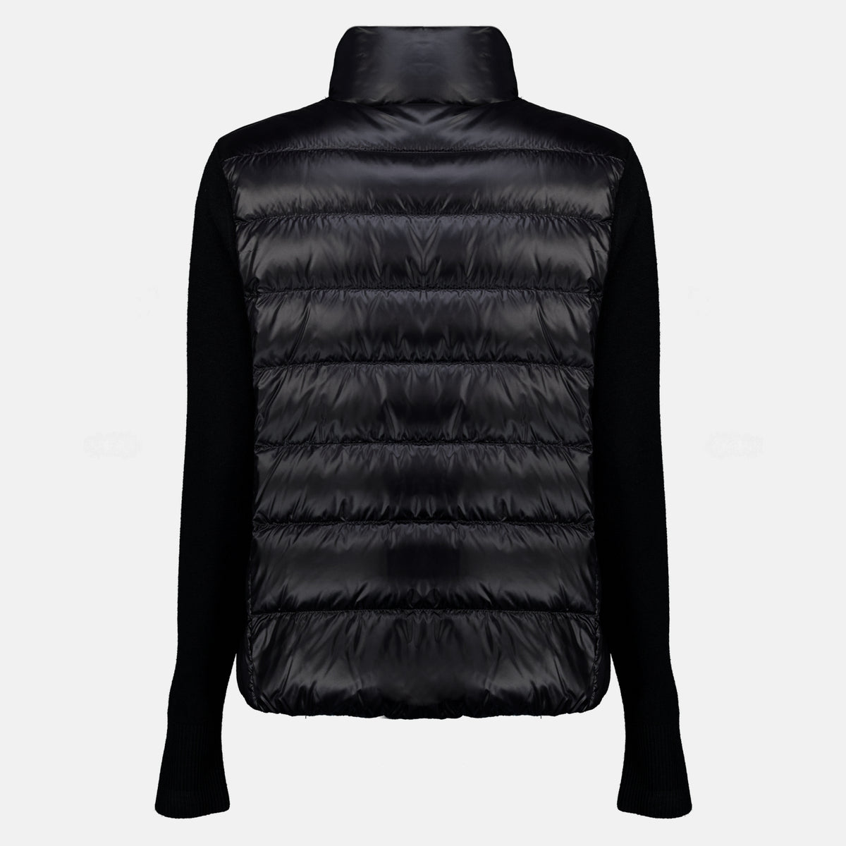Vestes Cardigan bi-matière noir Moncler Noir Femme