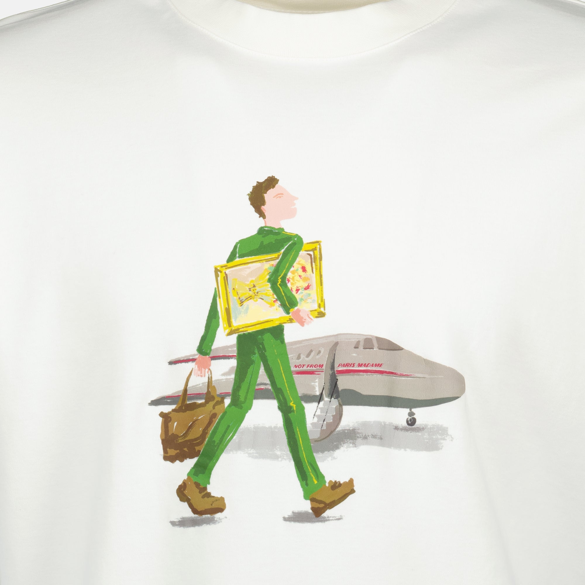 Immagine dell'articolo T-shirt L'uomo al dipinto del marchio Drole De Monsieur per Uomo - Stagione Primavera-Estate 2026 - Vista Dettagliata_2