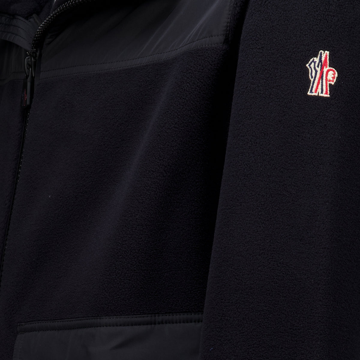 Vestes Cardigan zippé en Polartec® Moncler Grenoble Noir Homme