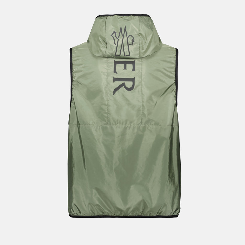 Vestes Veste sans manches Moretan Moncler Vert Homme