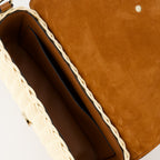 Handtaschen und schultertaschen Sac Locò en paille tressée Valentino Garavani Beige Femme