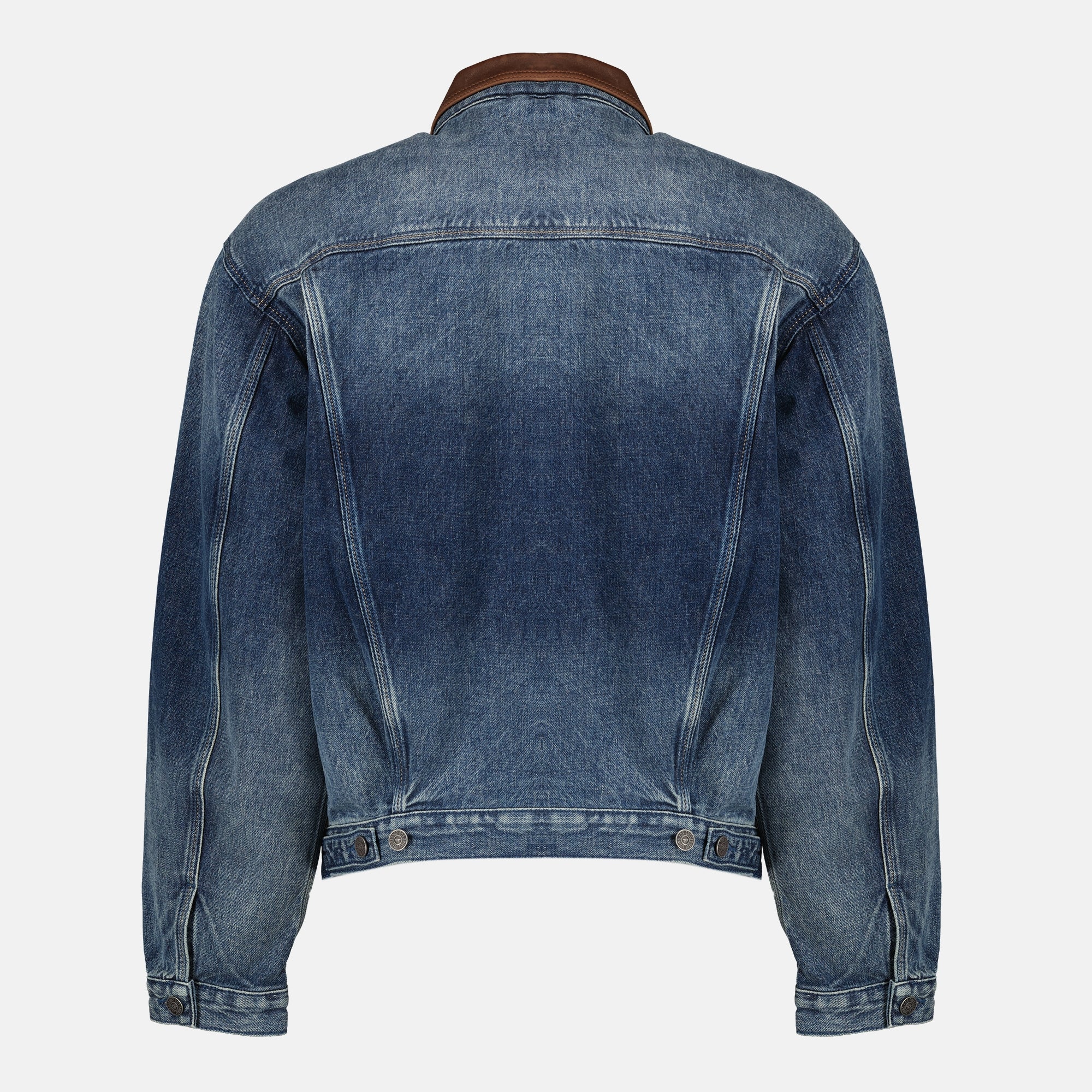 Image de l'article Veste en denim D-Denver de la marque Diesel pour Unisex - Saison Printemps-Été 2026 - Vue de Dos