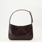 Sacs à main et épaule Le 5 à 7 Tasche aus bordeauxfarbenem, geprägtem Krokoleder Saint Laurent Bordeaux Femme
