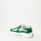 Baskets Baskets America's Cup Prada Vert Homme