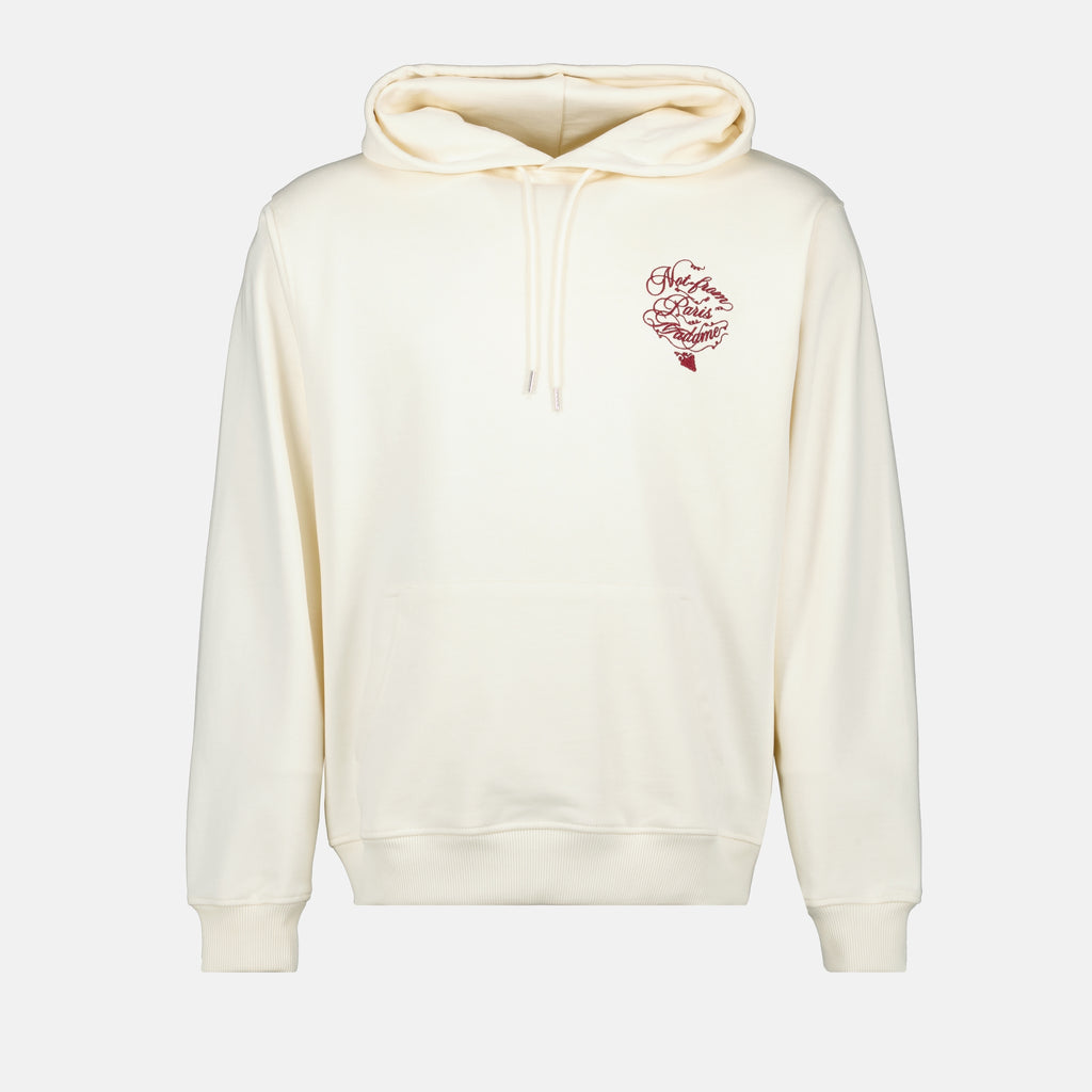 Sweatshirts Sweat à capuche slogan vignes Drole De Monsieur Blanc Homme