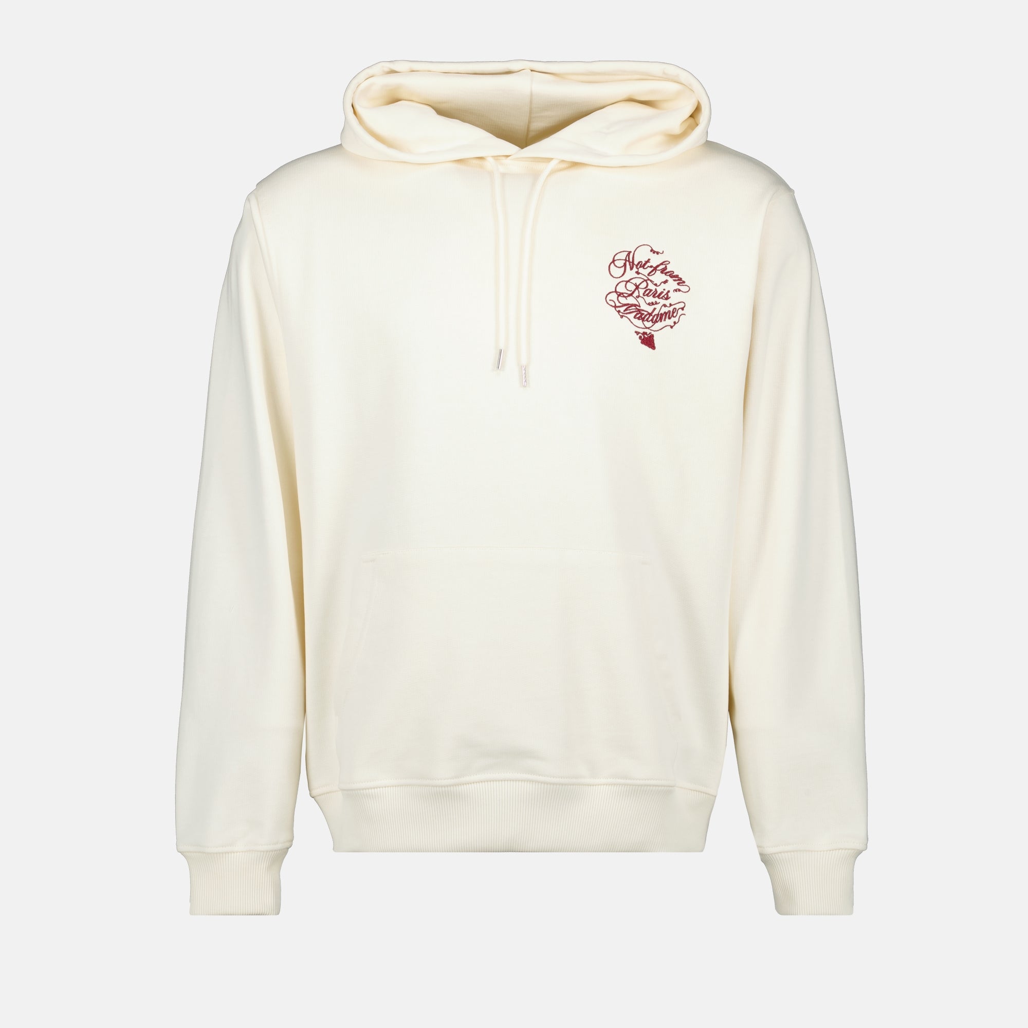 Sweatshirts Sweat à capuche slogan vignes Drole De Monsieur Blanc Homme