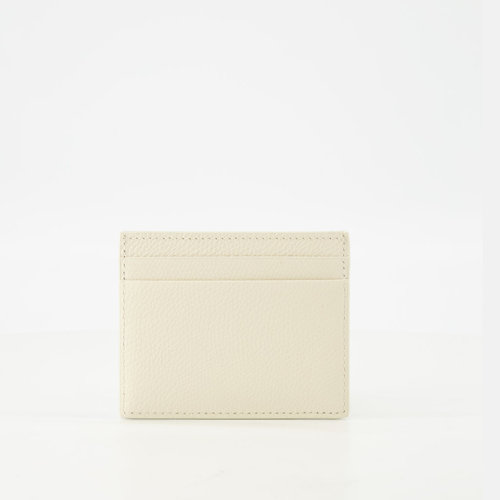 Small leather goods VLogo Cardholder Valentino Garavani Beige Femme