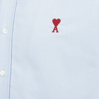 Camisas Camisa de Algodão Ami PARIS Azul Unissex