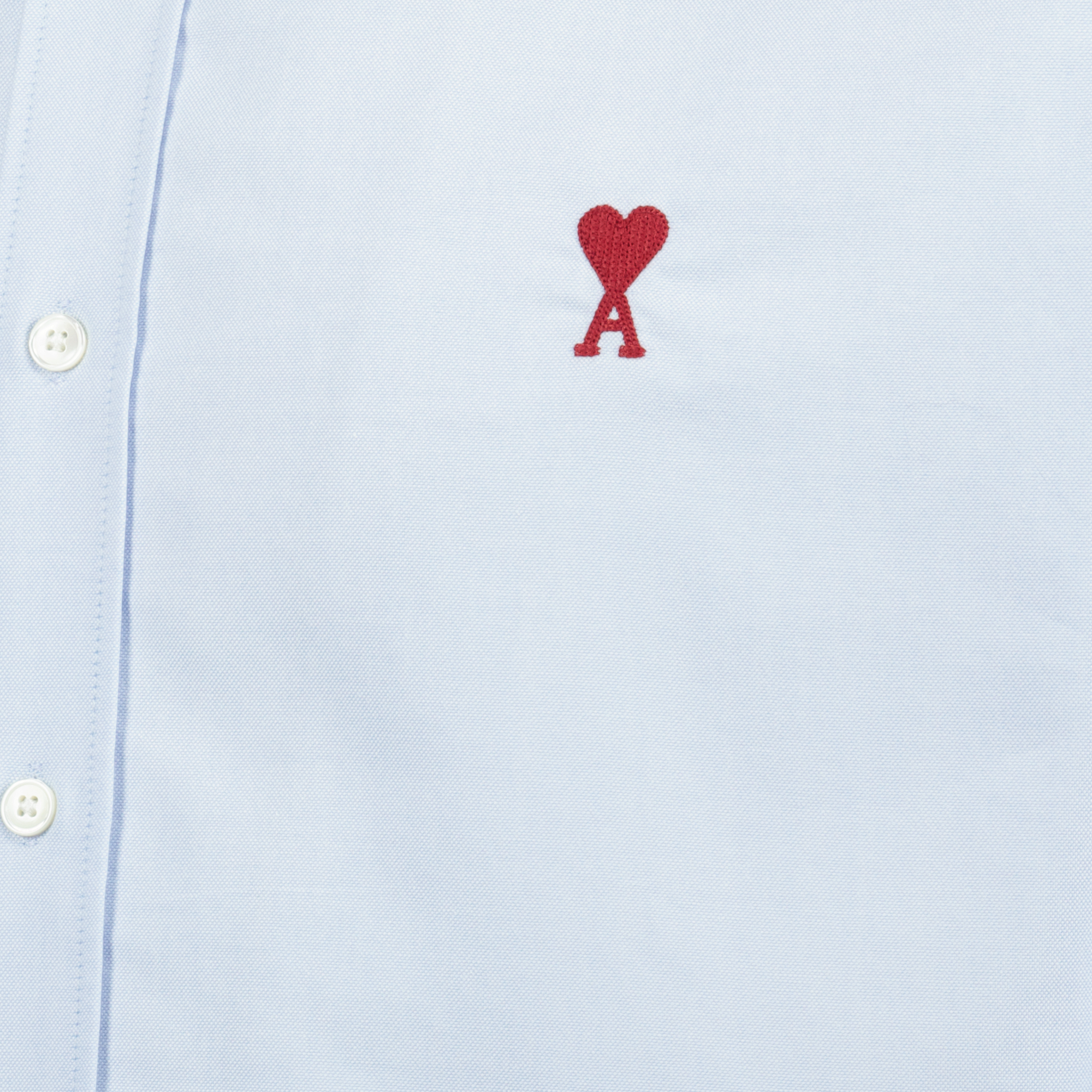 Camisas Camisa de Algodão Ami PARIS Azul Unissex