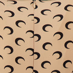 Imagen del mono largo Jersey Moon beige de la marca Marine Serre para mujer - Temporada Otoño-Invierno 2025 - Vista Detallada_2