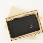 Petite maroquinerie VLogo Portafoglio per Carte Valentino Garavani Noir Homme