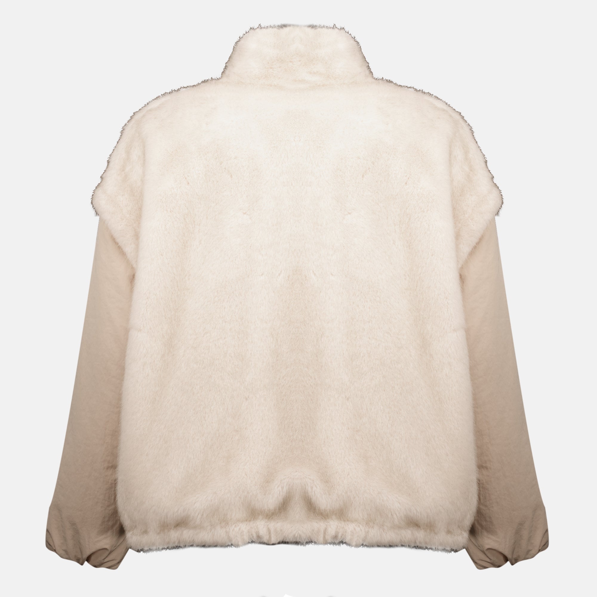 Vestes Doudoune réversible 2 en 1 Chardonneret en teddy Moncler Beige Femme