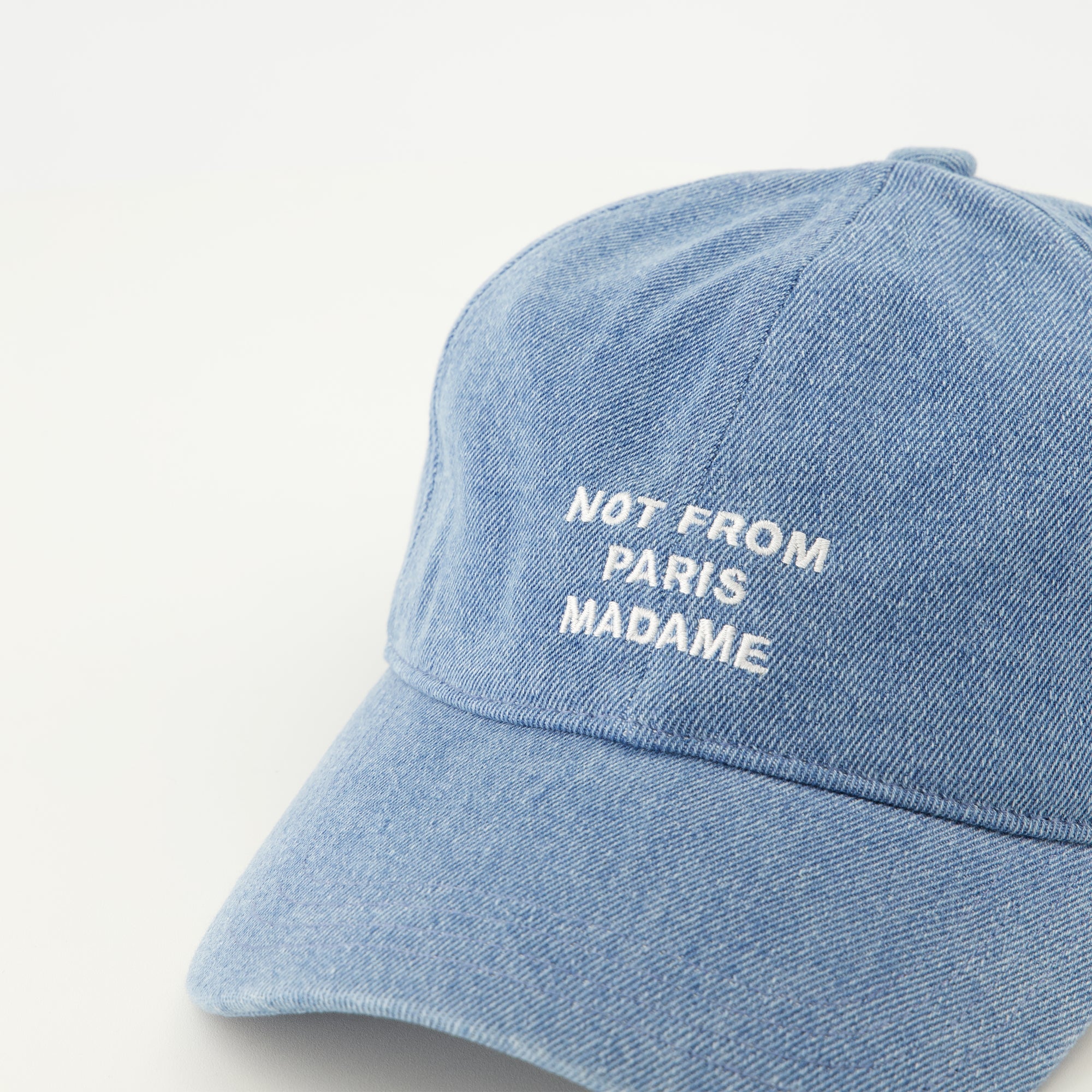Chapeaux, casquettes et bonnets Blaue Denim Slogan Cap Drole De Monsieur Bleu Homme