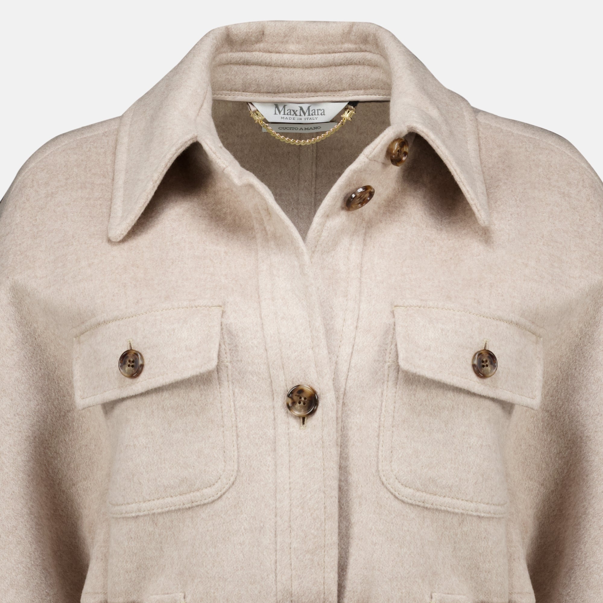 Vestes Veste en cachemire beige Max Mara Beige Femme
