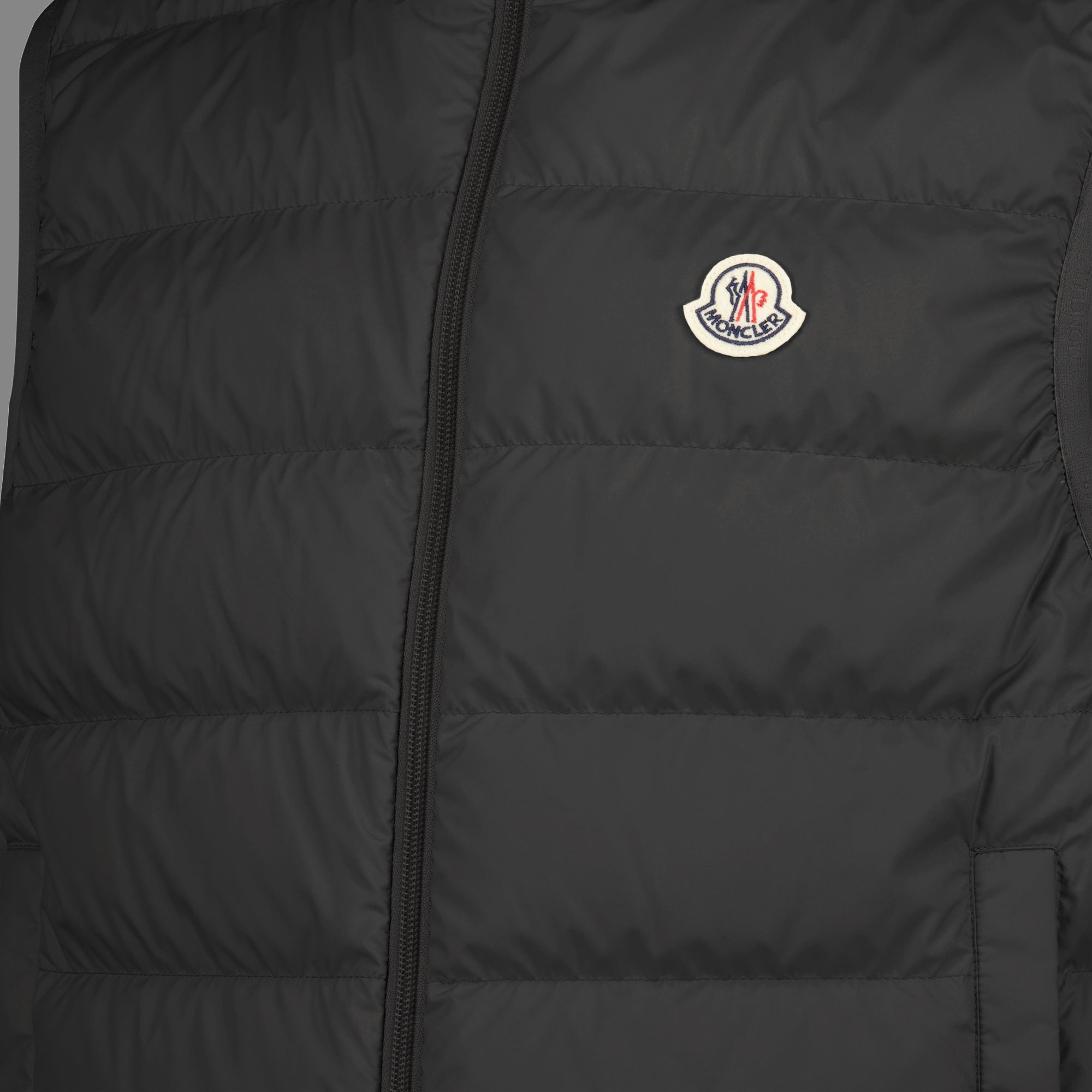 Vestes Doudoune sans manches Contrin Moncler Noir Homme
