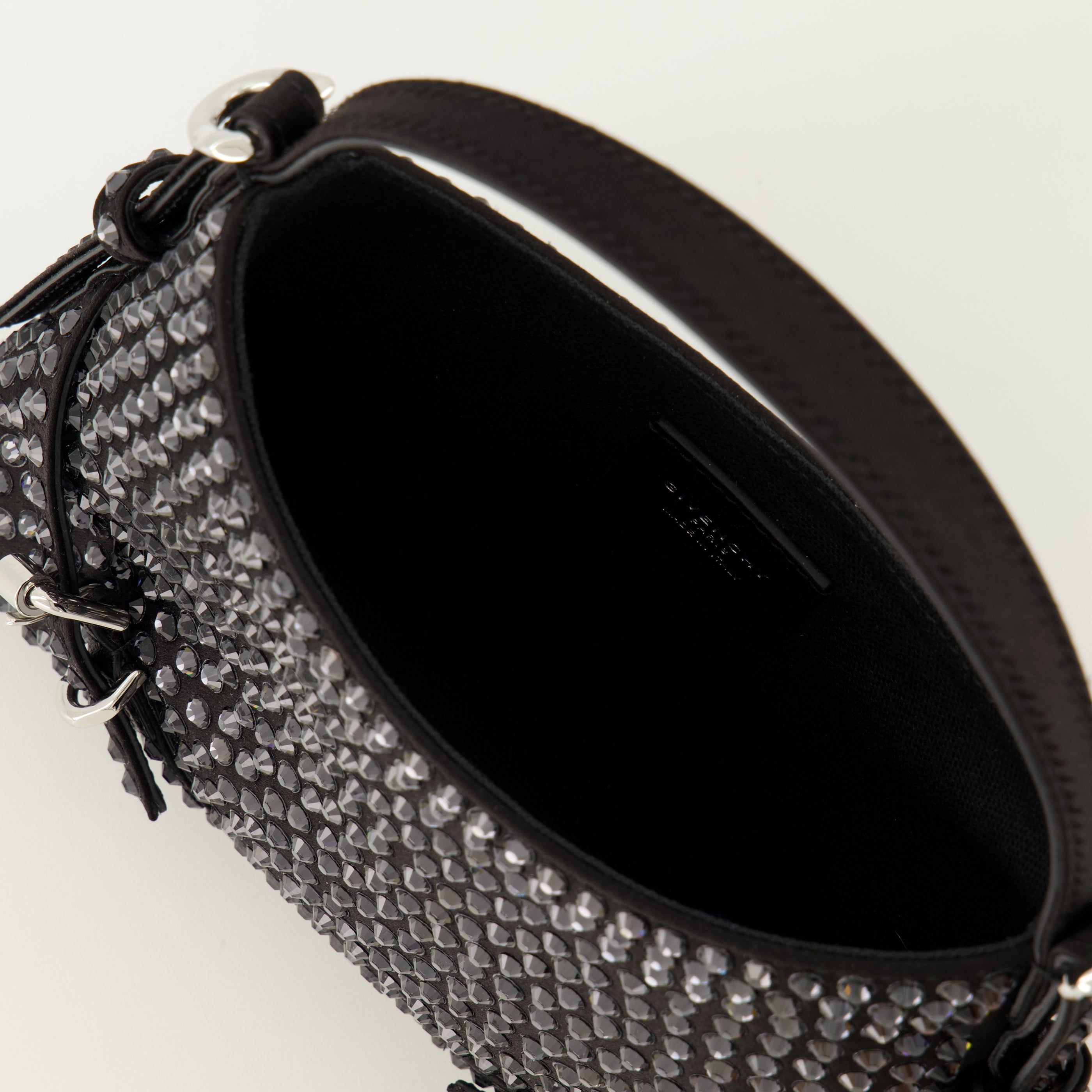 Sacs à main et épaule Sac Voyou nano noir avec strass Givenchy Noir Femme