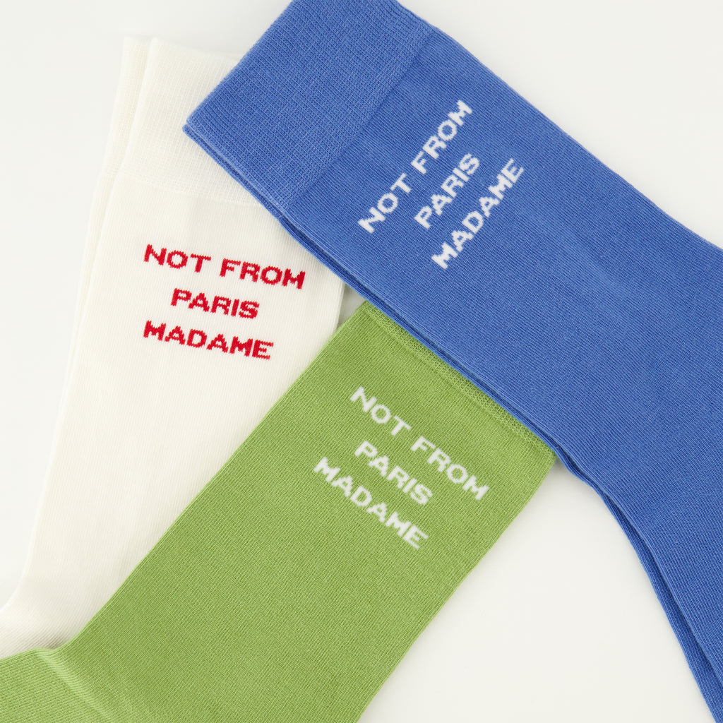 Bild des Artikels Pack von 3 Baumwollsocken mit Slogan von Drole De Monsieur für Herren - Frühling-Sommer 2026 - Detaillierte Ansicht_1