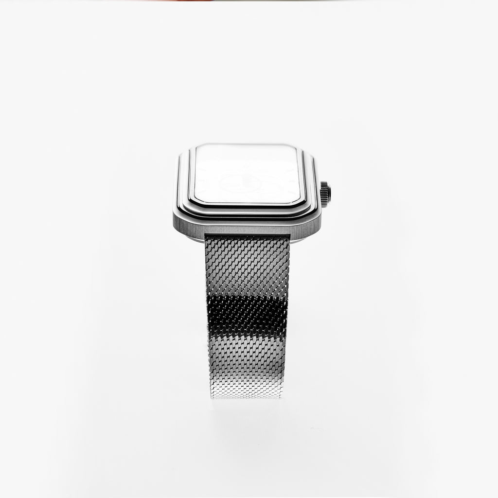 Bijoux Ecce Figura Smalt Stahlarmbanduhr Beaubleu Gris Unisexe