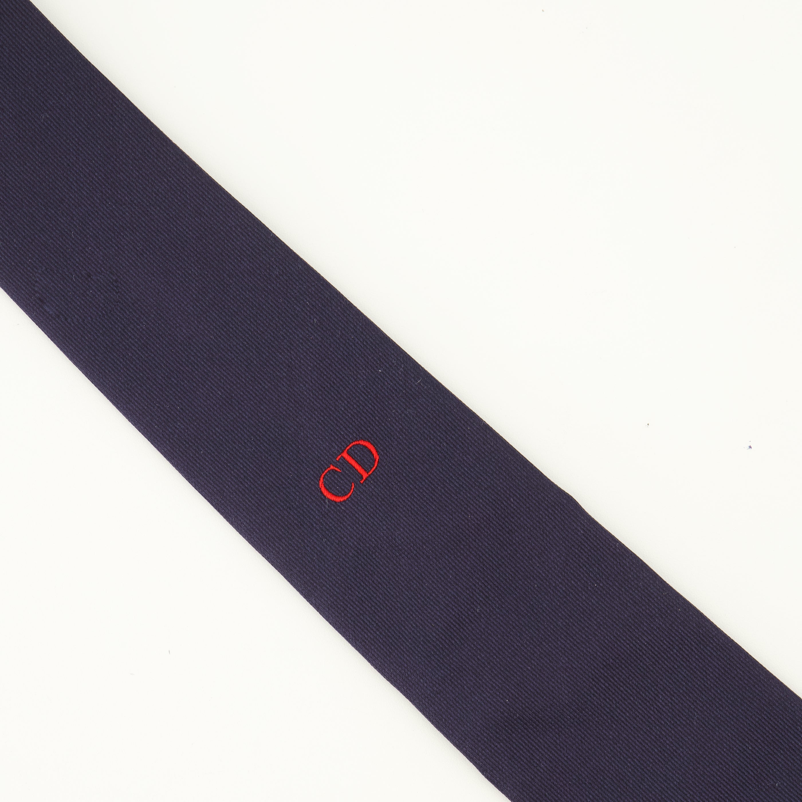 Écharpes, foulards et gants ネイビーブルーシルク CD アイコンタイ Dior Bleu foncé Homme