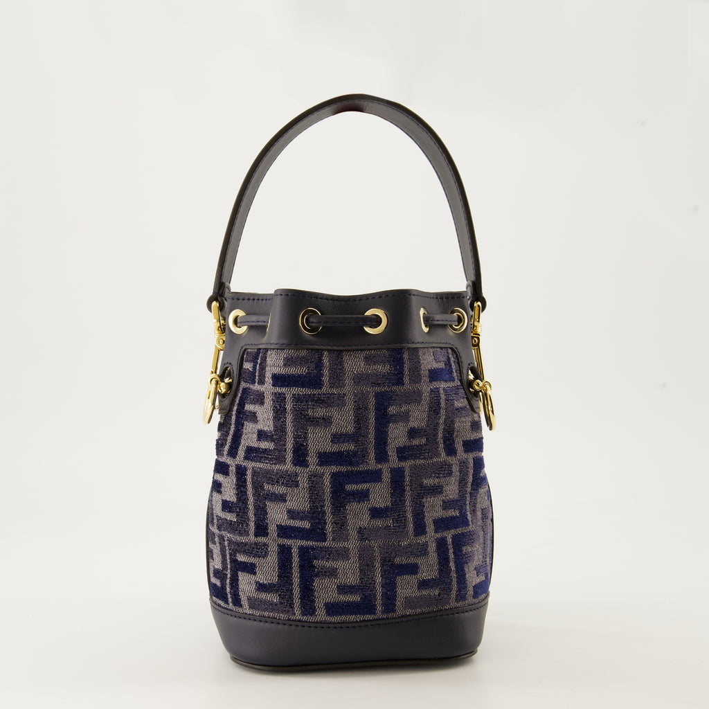 버킷백 Sac seau Mon trésor mini Fendi 진한 파란색 Femme