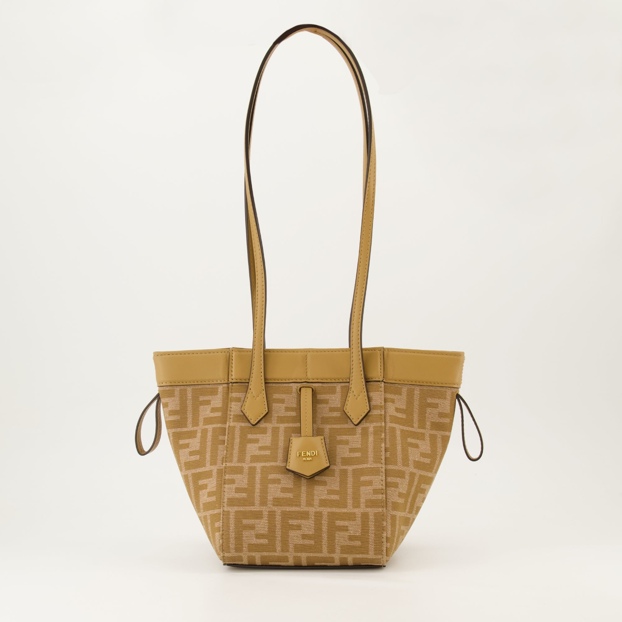 Sacs seau Mini sac Origami Fendi Marron Femme
