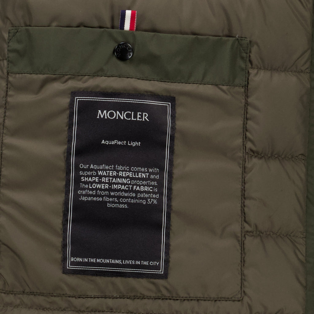 Vestes Austerin Kaki Daunenjacke Moncler Kaki Homme