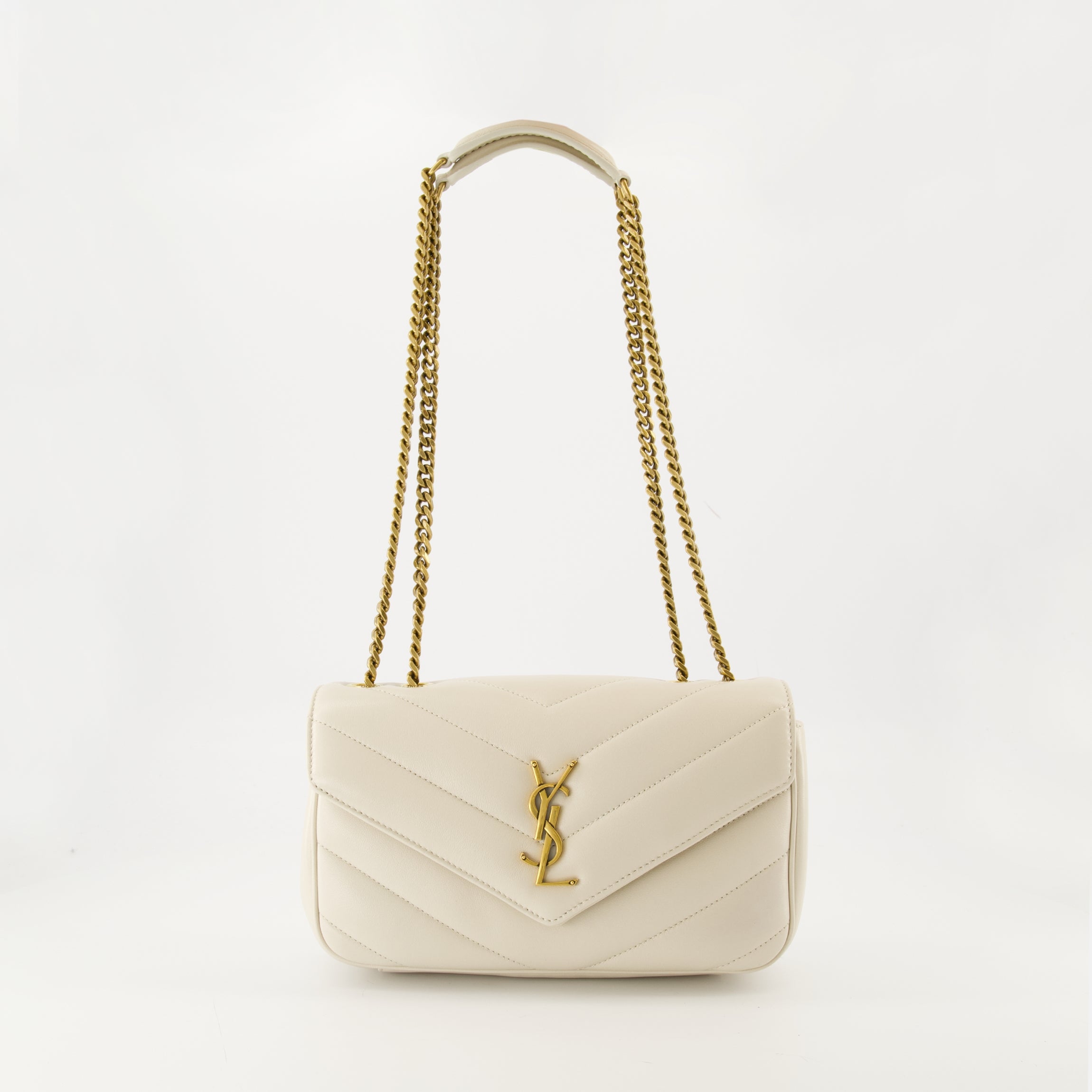Image de l'article Sac Loulou Small de la marque Saint Laurent pour Femme - Saison Automne-Hiver 2025 - Vue de Face