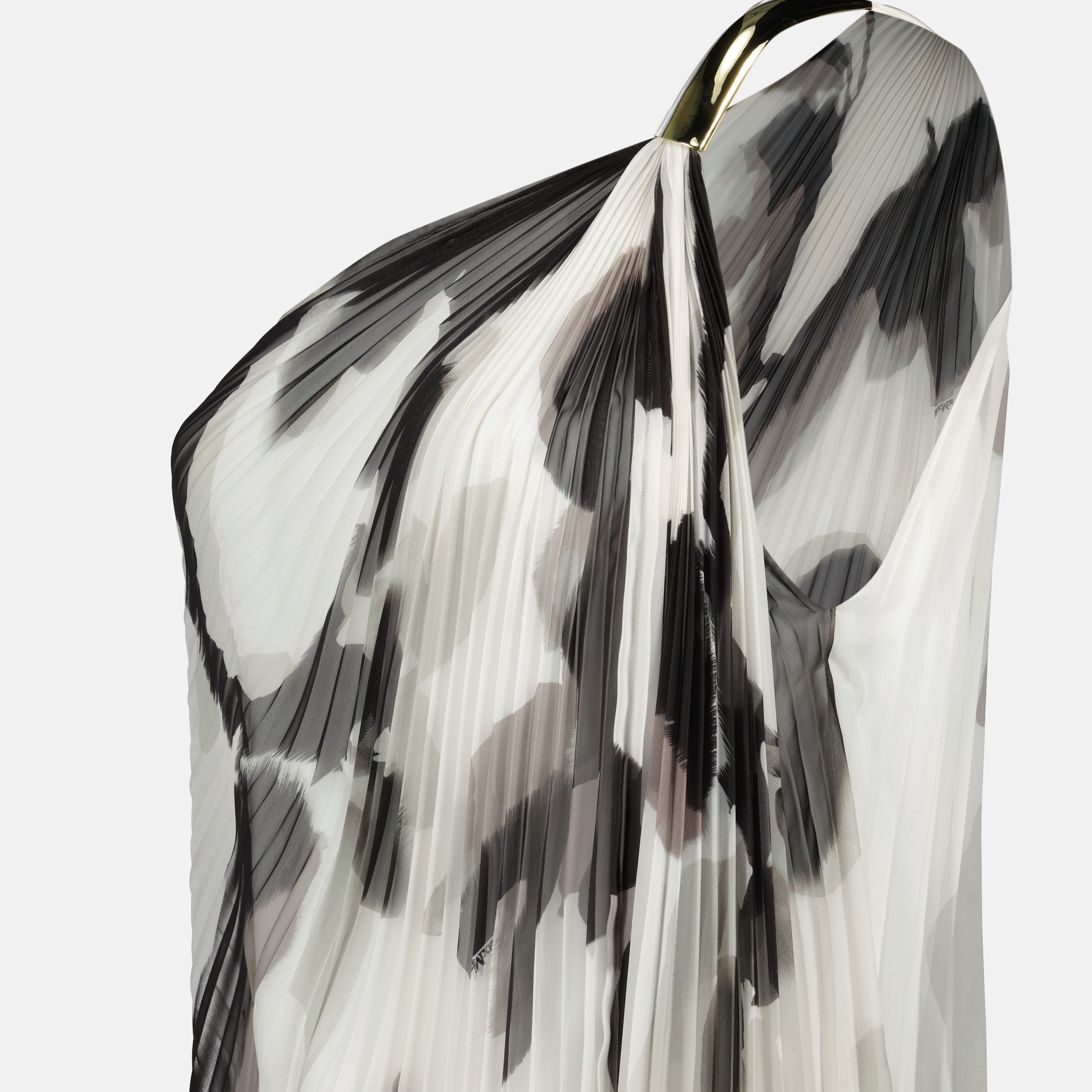 Imagem do Vestido Longo Impresso da Max Mara para Mulheres - Temporada Primavera-Verão 2026 - Vista Detalhada_1