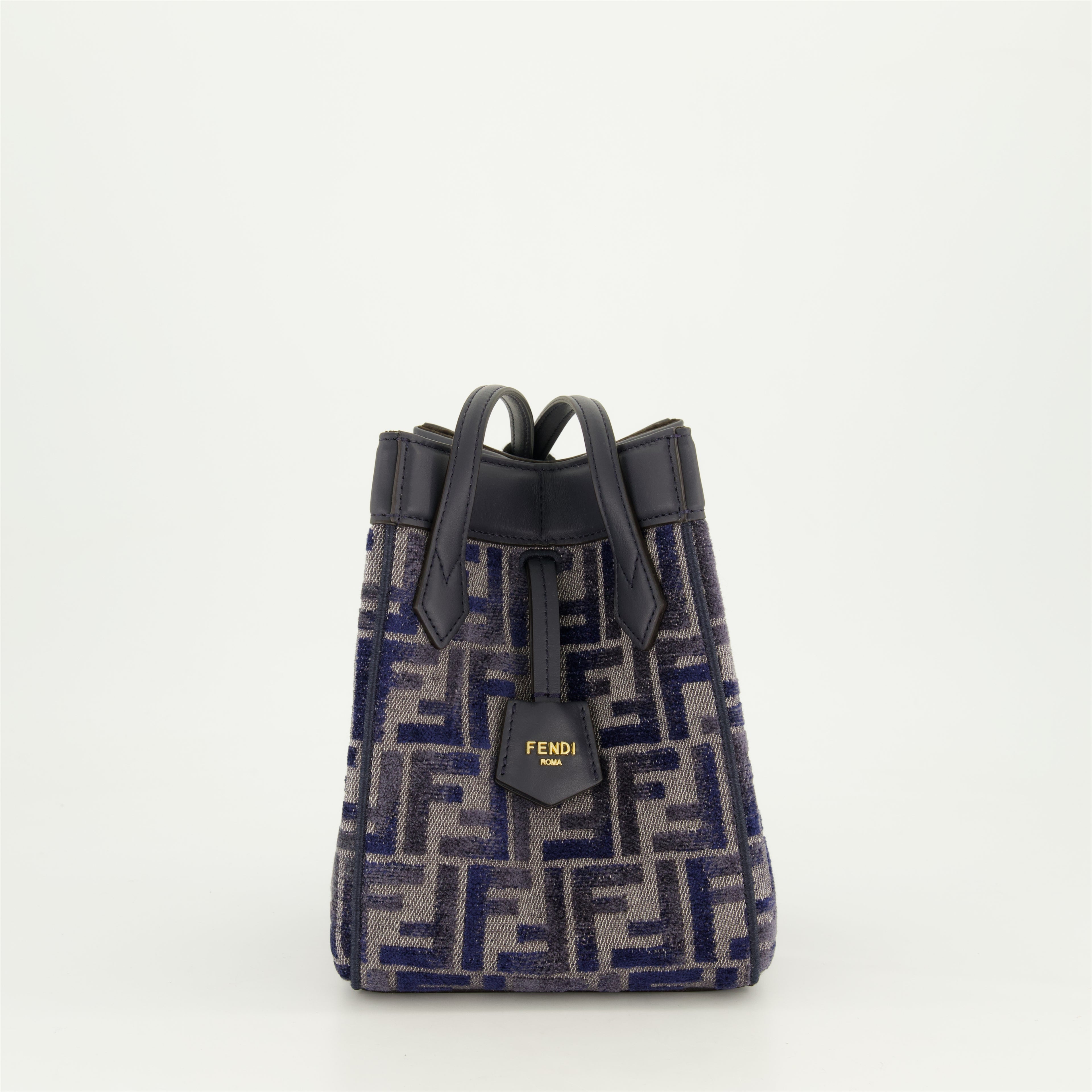 Sacs seau Mini sac Origami Fendi Bleu Femme