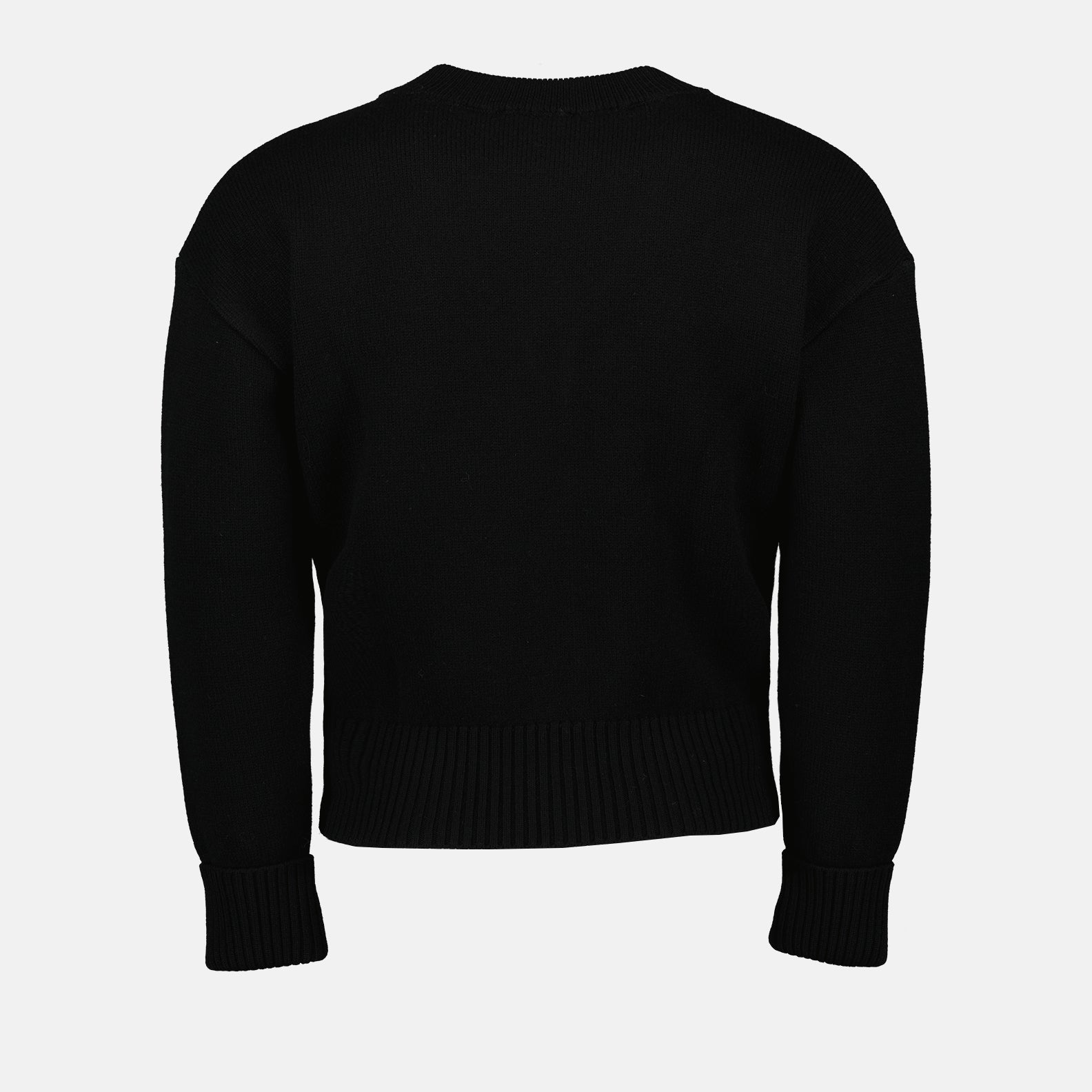 Maille Cardigan Ami de coeur oversize Ami PARIS Noir Unisexe