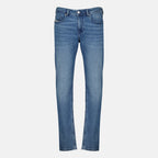 Bild des Diesel Herren Jeans Sleenker 1979 L32 in blauem Denim - Frühling-Sommer 2026 - Vorderansicht