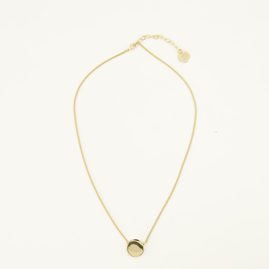 Bijoux Collier en métal doré Miu Miu Doré Femme