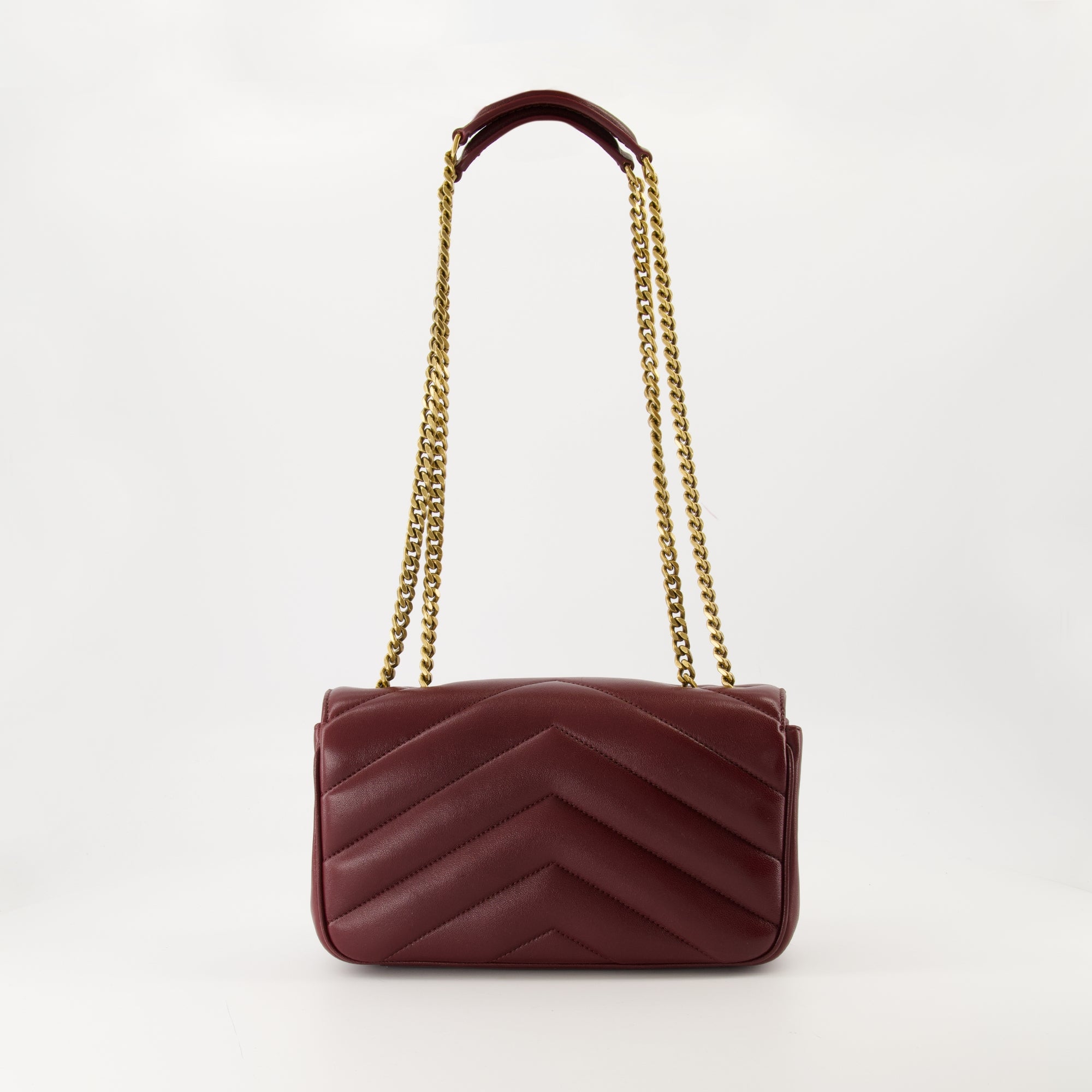 Image de l'article Sac Loulou small de la marque Saint Laurent pour Femme - Saison Automne-Hiver 2025 - Vue de Dos