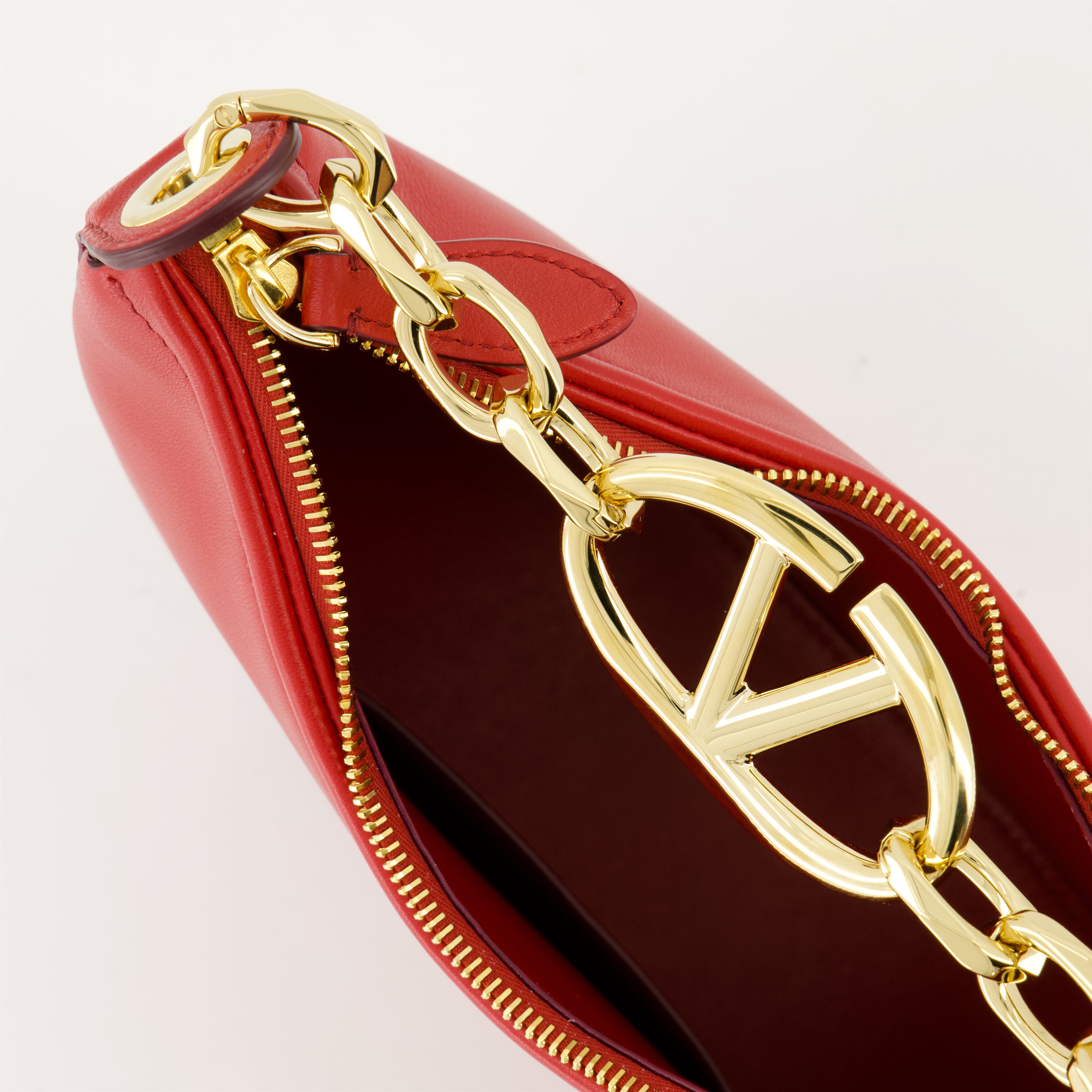 Bolsos bandolera Bolso Hobo VLogo Moon Valentino Garavani Rojo Femme