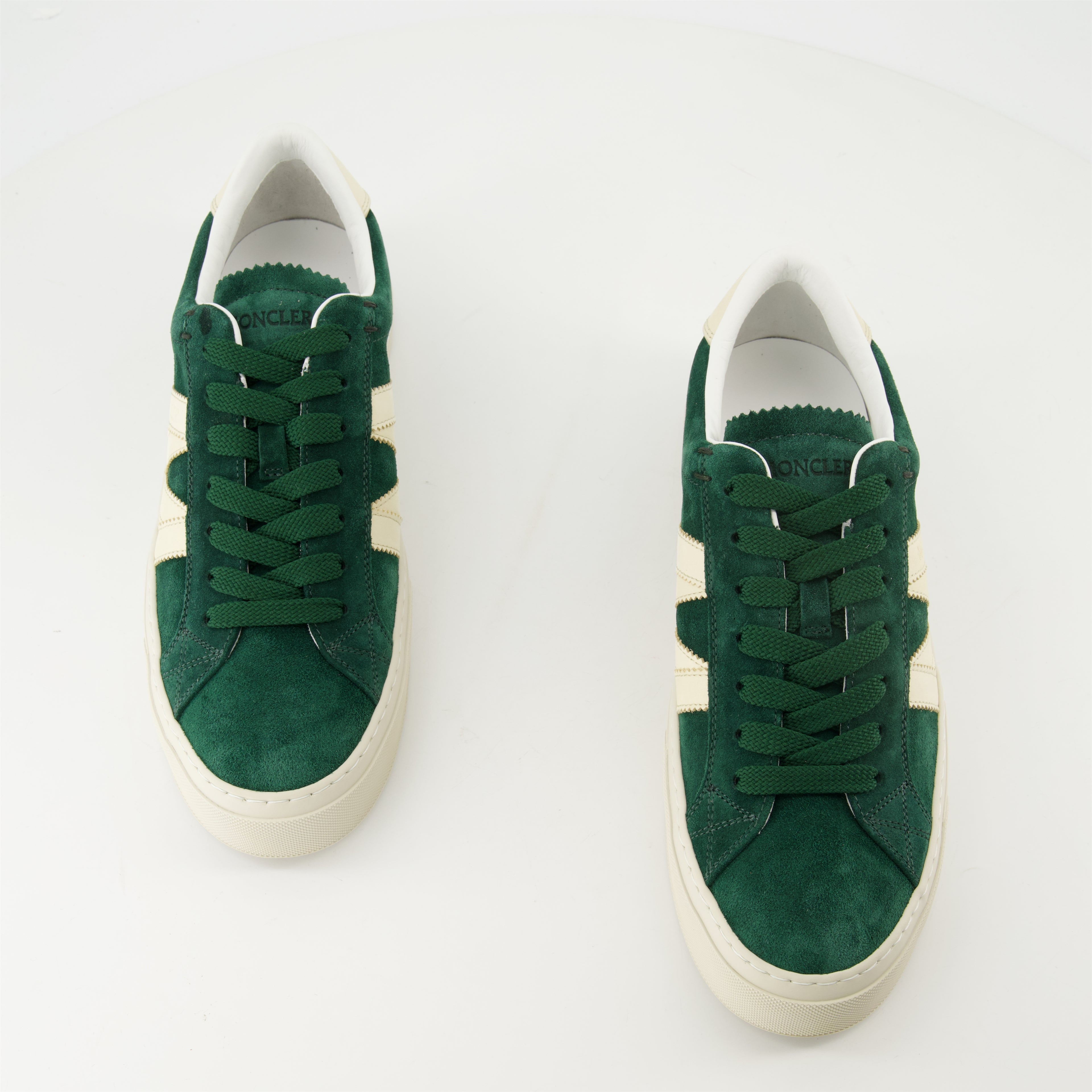 Baskets Baskets Monaco Moncler Vert Homme