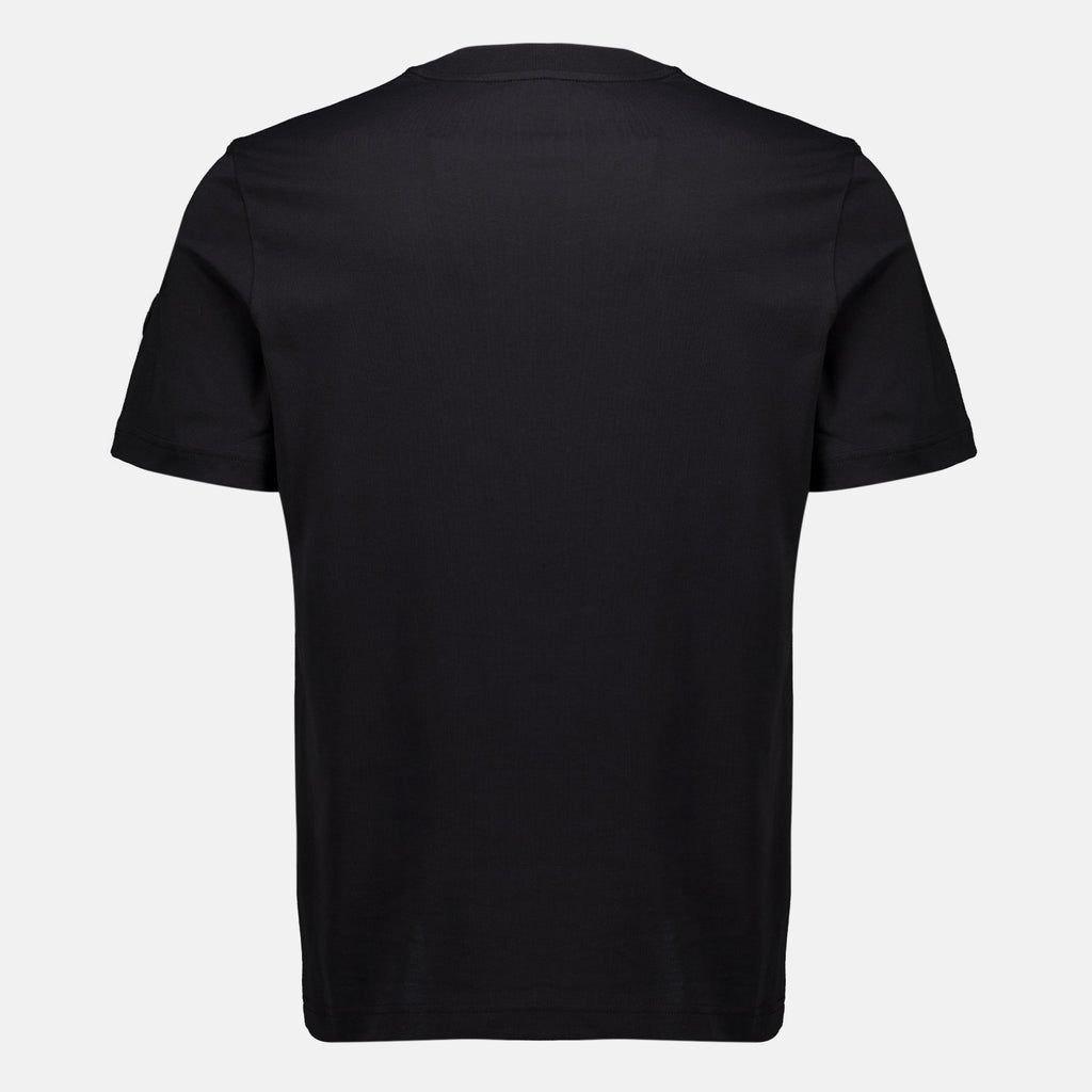 T-shirts T-shirt nera con tasca sul petto Moncler Noir Homme