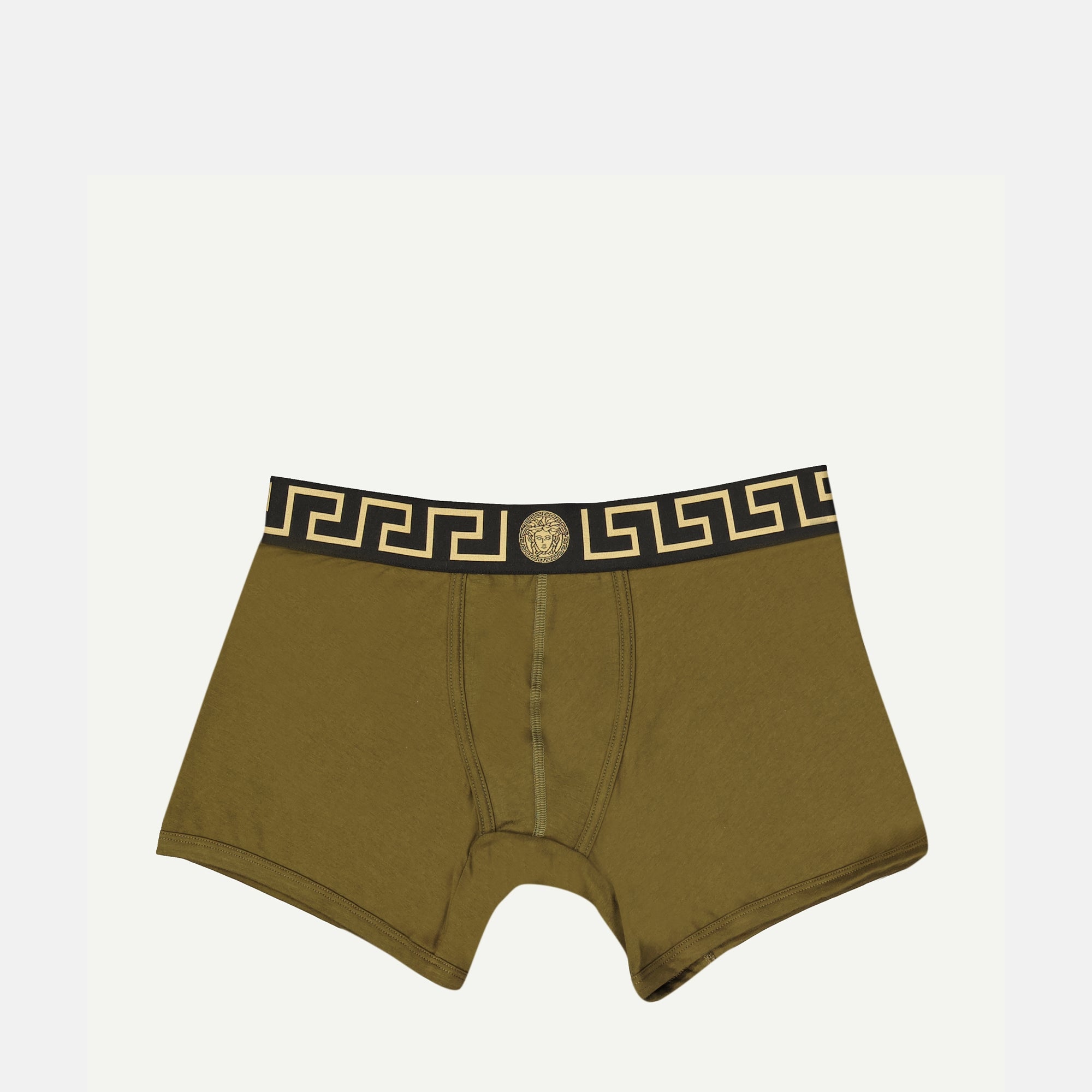 Sous-vêtements et homewear Boxer Medusa long Versace Kaki Homme