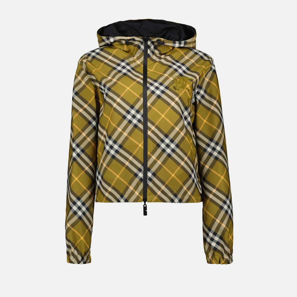 Jaquetas Veste coupe vent réversible Burberry Verde Femme
