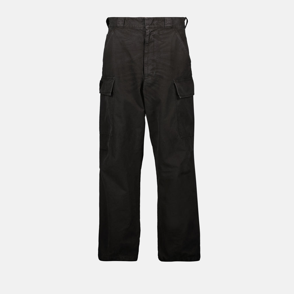 Pantaloni Pantaloni Cargo Prada Nero Homme