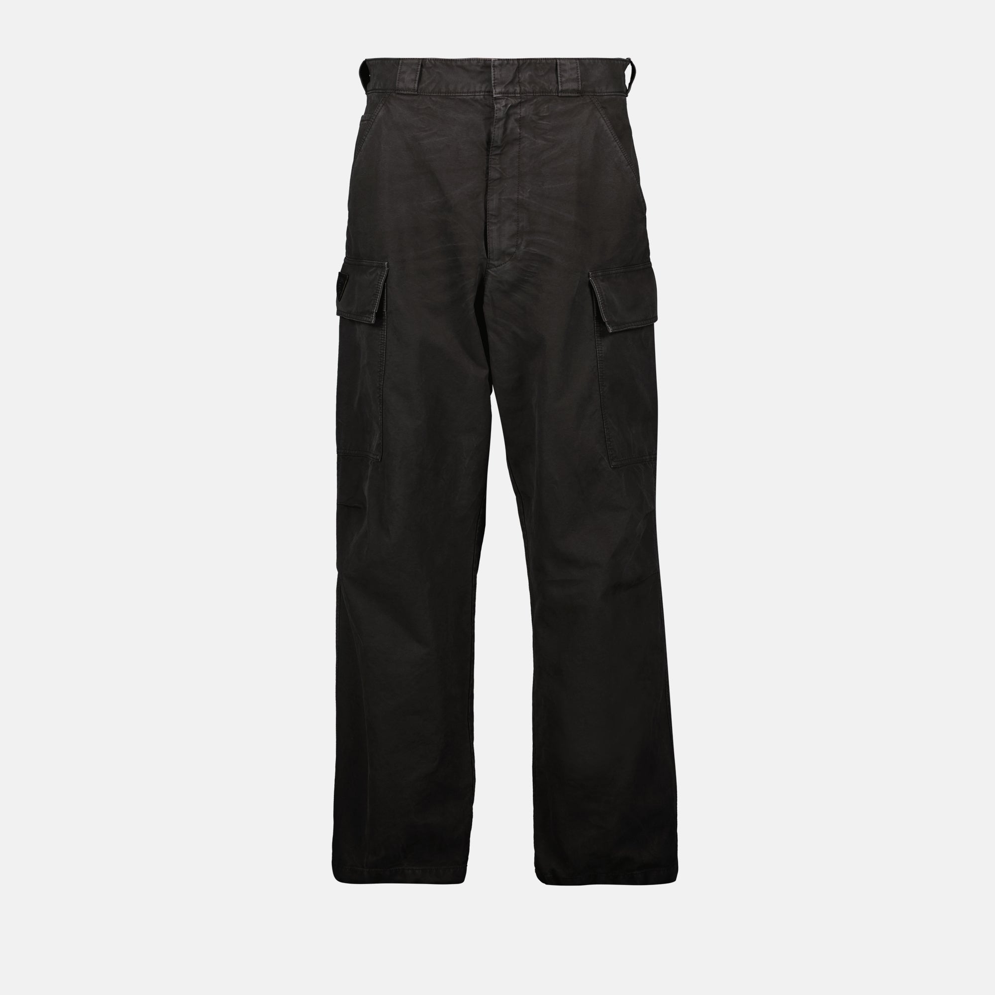 パンツ カーゴパンツ Prada 黒 Homme