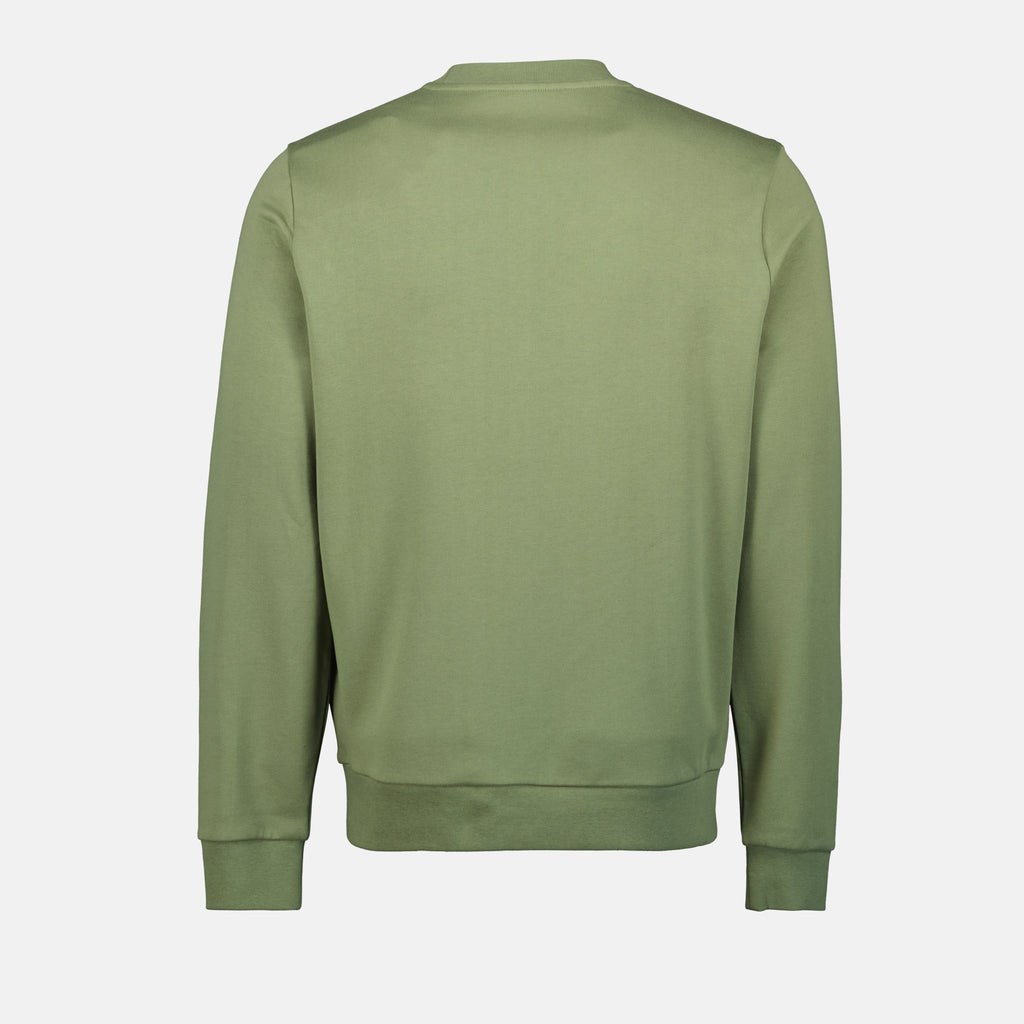 Felpe Felpa con logo sbiadito Moncler Verde Uomini