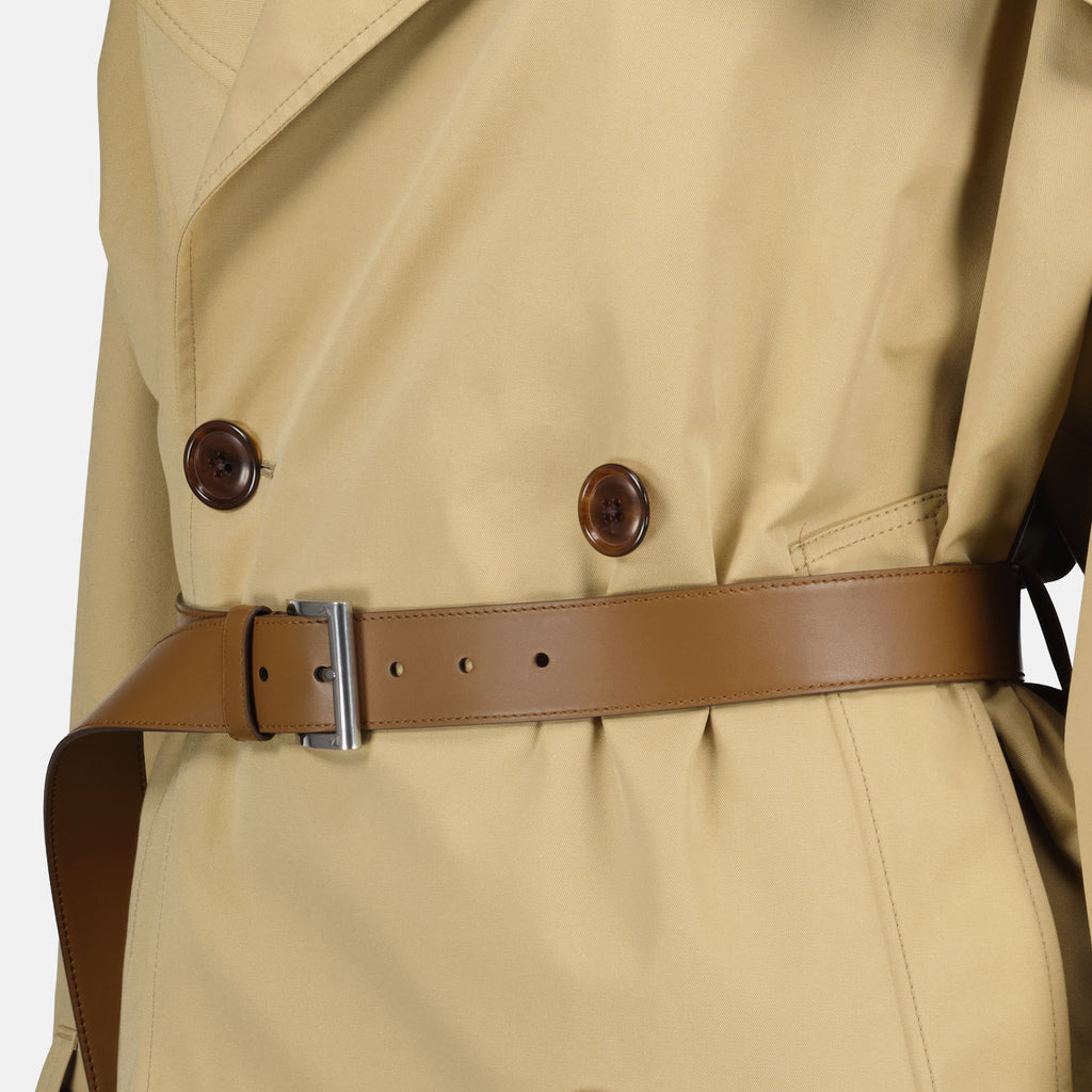 Casacos Casaco Trench Curto Prada Bege Femme