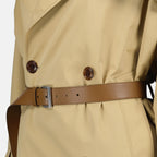 Casacos Casaco Trench Curto Prada Bege Femme