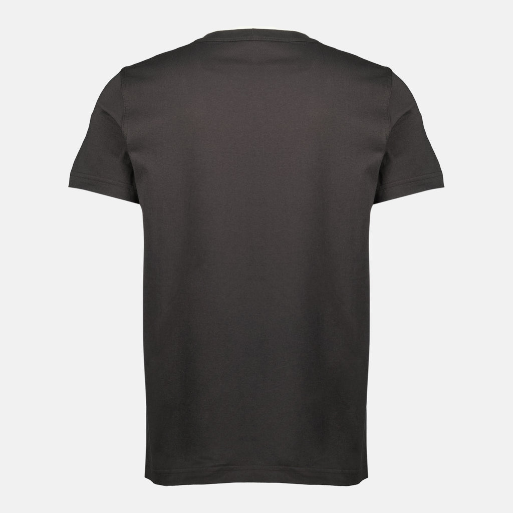 Image of the Dior Ribbon gray T-shirt from the Dior brand for Men - Spring-Summer 2026 - Back View