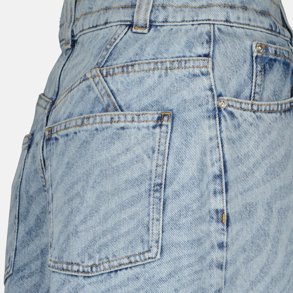 Pantalons Jean zébré Iro Bleu Femme