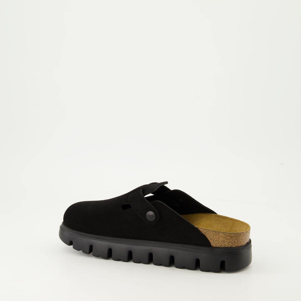 Scarpe aperte Boston Chunky Mules Birkenstock Nero Femme
