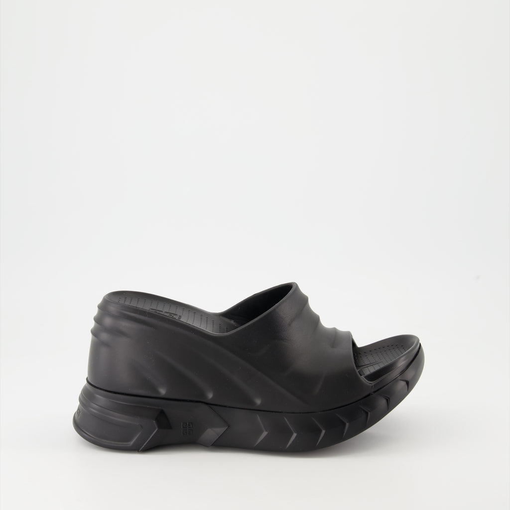 Zapatos de plataforma Sandales compensées Marshmallow Givenchy Negro Femme