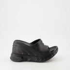 Zapatos de plataforma Sandales compensées Marshmallow Givenchy Negro Femme