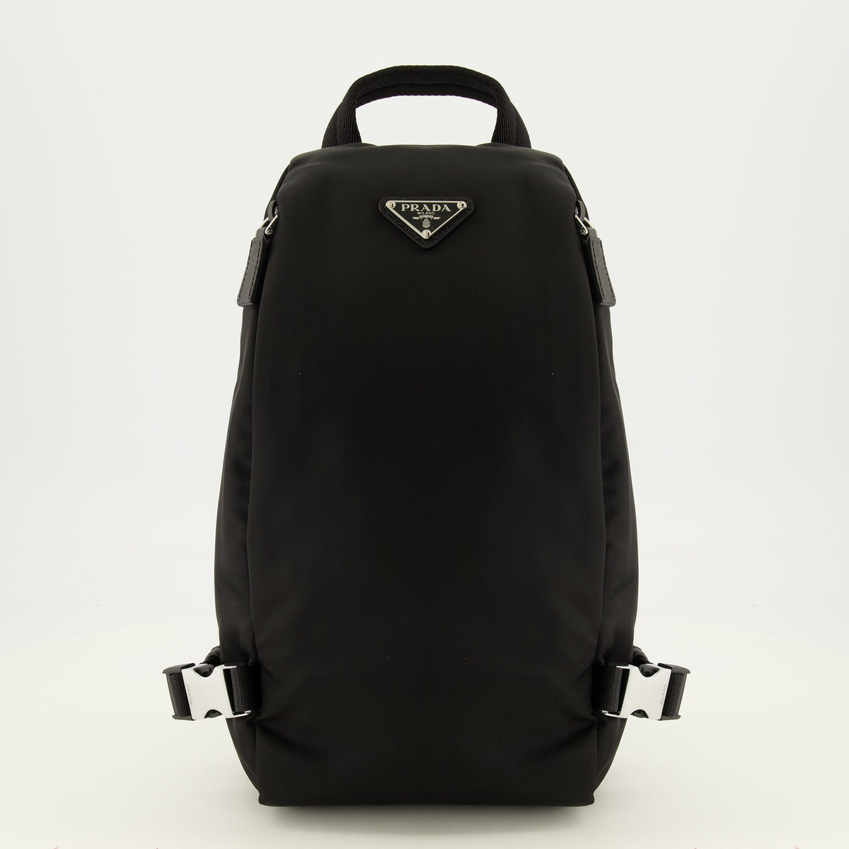 Sacs bandoulière Black Re-Nylon Backpack Prada Noir Homme