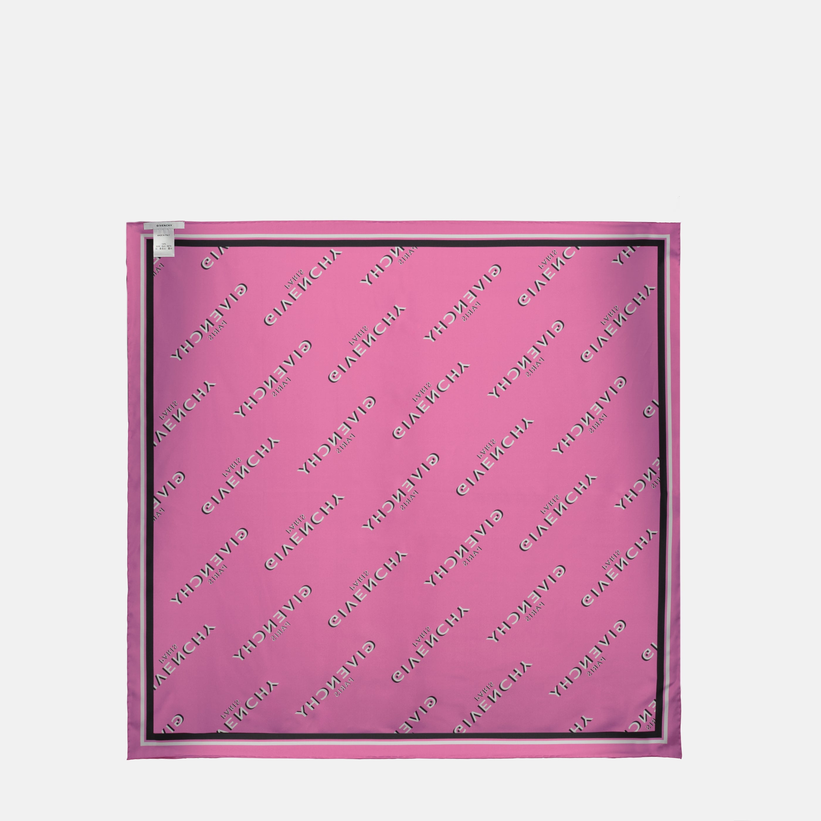 Écharpes, foulards et gants Carré en soie Shadow rose Givenchy Rose Femme